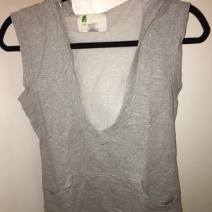 Muscle tank hoodie